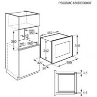 Vgradna mikrovalovna pečica Electrolux LMS2203EMX